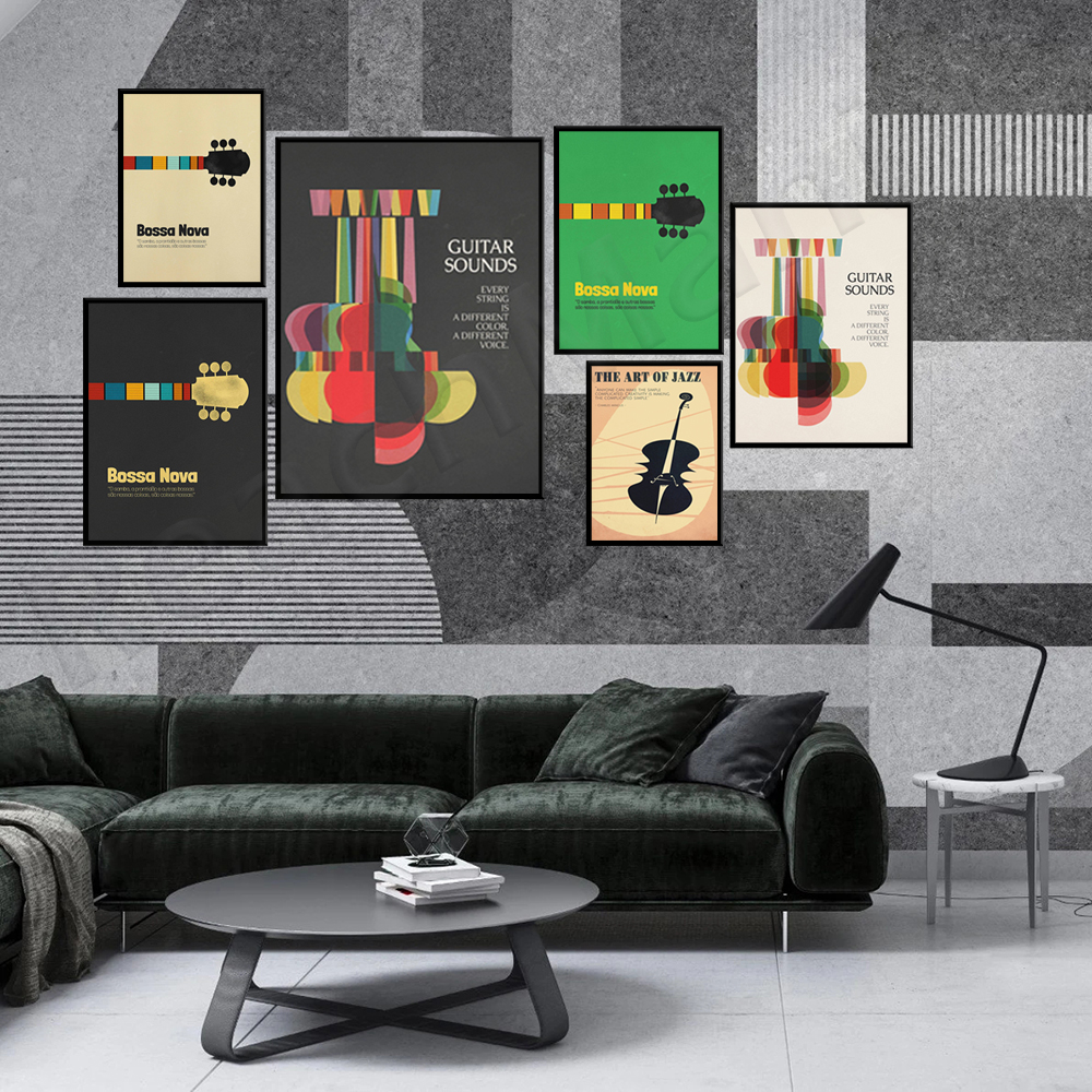 Bossa Nova Poster, Jazz Print, - огляд і ціна Nova Decor & Lighting Vase