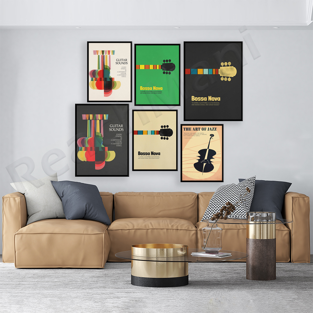 Bossa Nova Poster, Jazz Print, - огляд і ціна Nova Decor & Lighting Vase