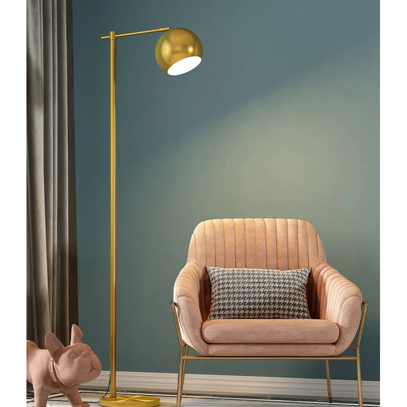(Sea shipping)Gold Floor Lamp  - огляд і ціна Lighting Decoration Stand