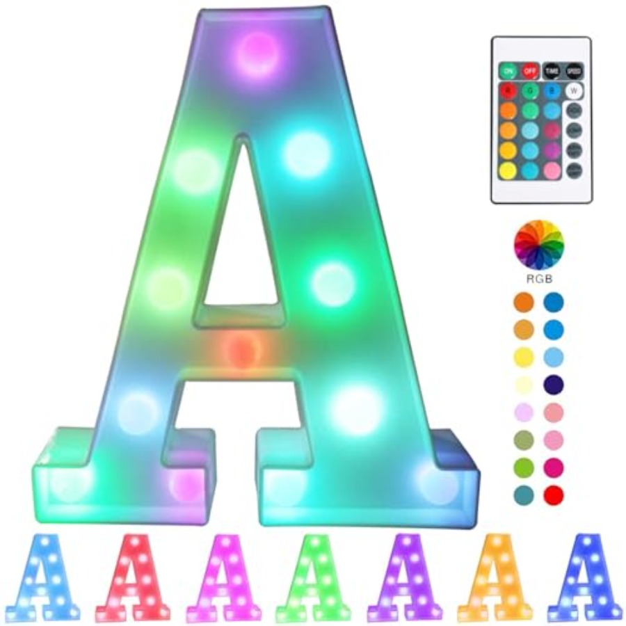 Colorful LED marquee letter li - огляд і ціна Light Up Letters Marquee