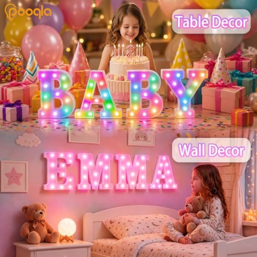 Colorful LED marquee letter li - огляд і ціна Light Up Letters Marquee