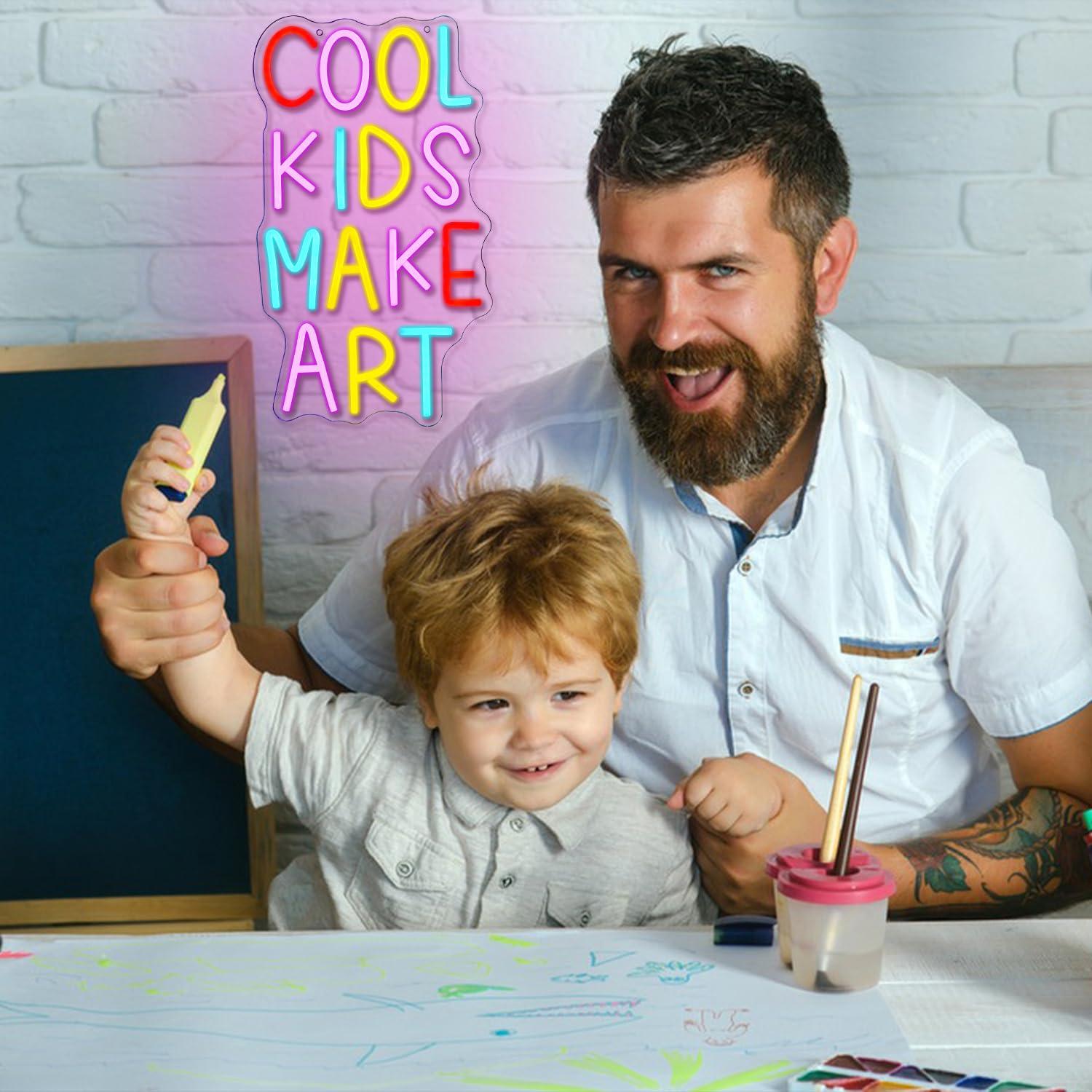 Cool Kids Make Art Neon Sign U - огляд і ціна Lighting Decor Bedroom
