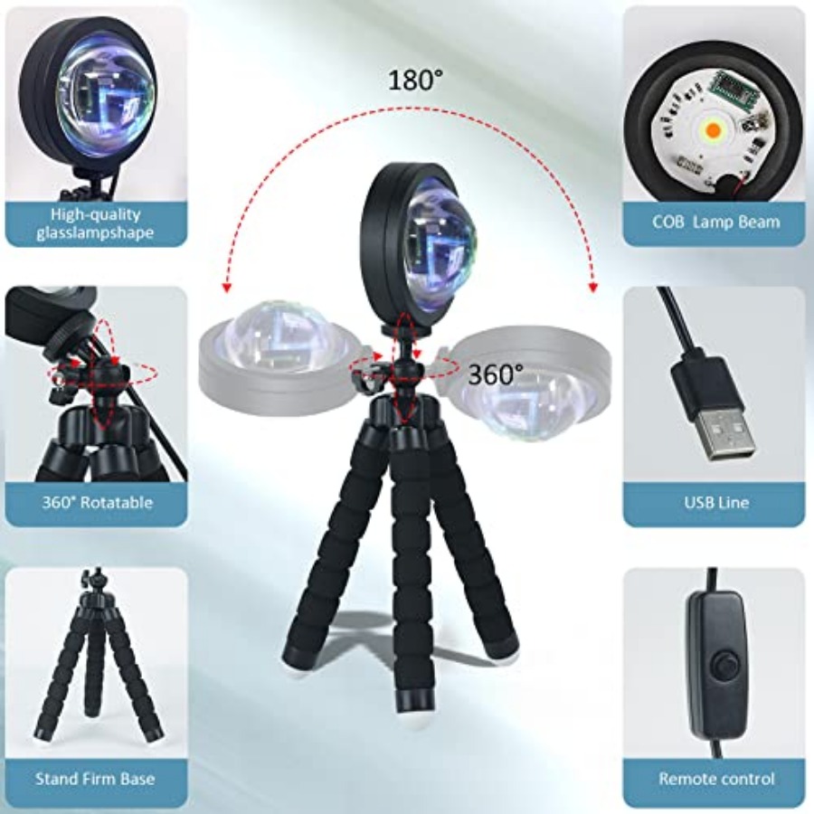 Lamp Projection Rotation LED R - огляд і ціна Lighting Decoration Stand