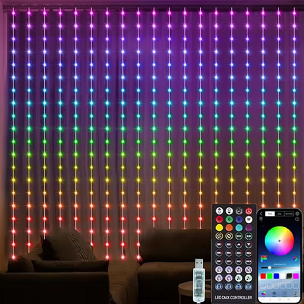 3M RGB Smart LED Curtain Light - огляд і ціна Lighting Decor Outdoor