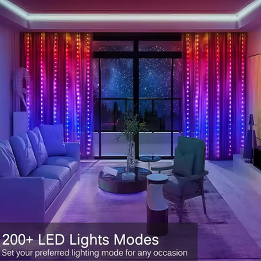 3M RGB Smart LED Curtain Light - огляд і ціна Lighting Decor Outdoor