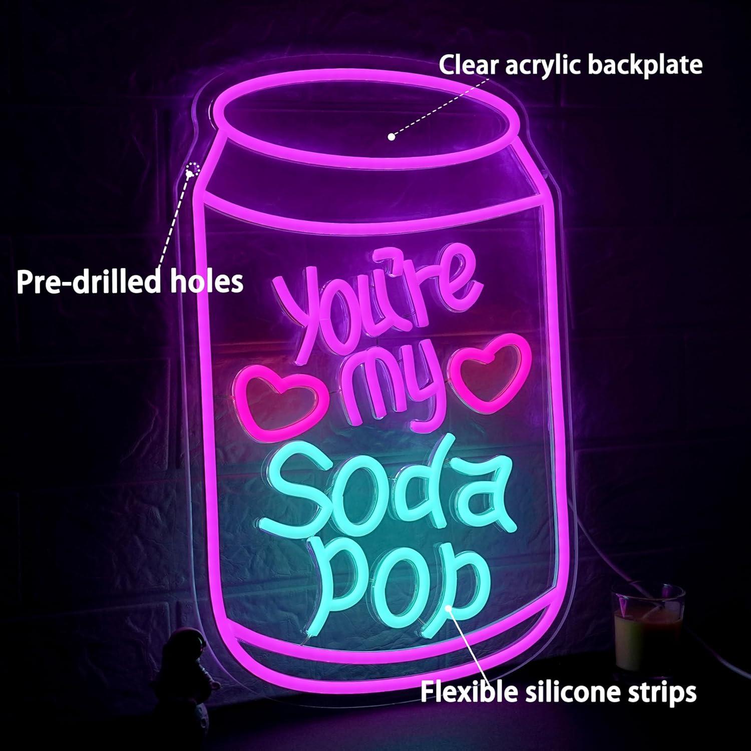 Romantic Neon Sign Dimmable LE - огляд і ціна Lighting Decor Bedroom
