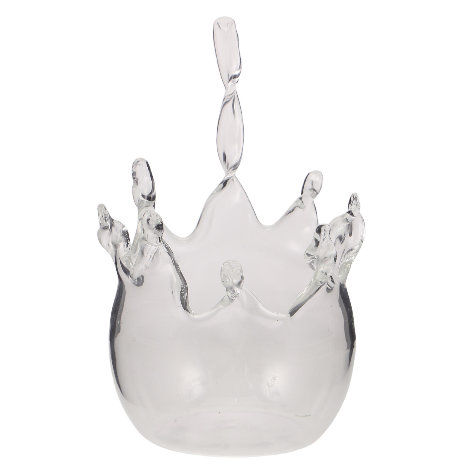 Crown Clear Glass Candlestick  - огляд і ціна Lighting Decoration Stand