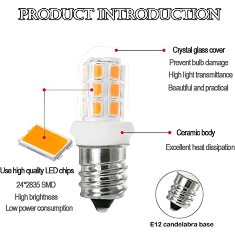 C7 E12 LED Bulbs Salt Lamp Lig - огляд і ціна Himalayan Salt Lamp