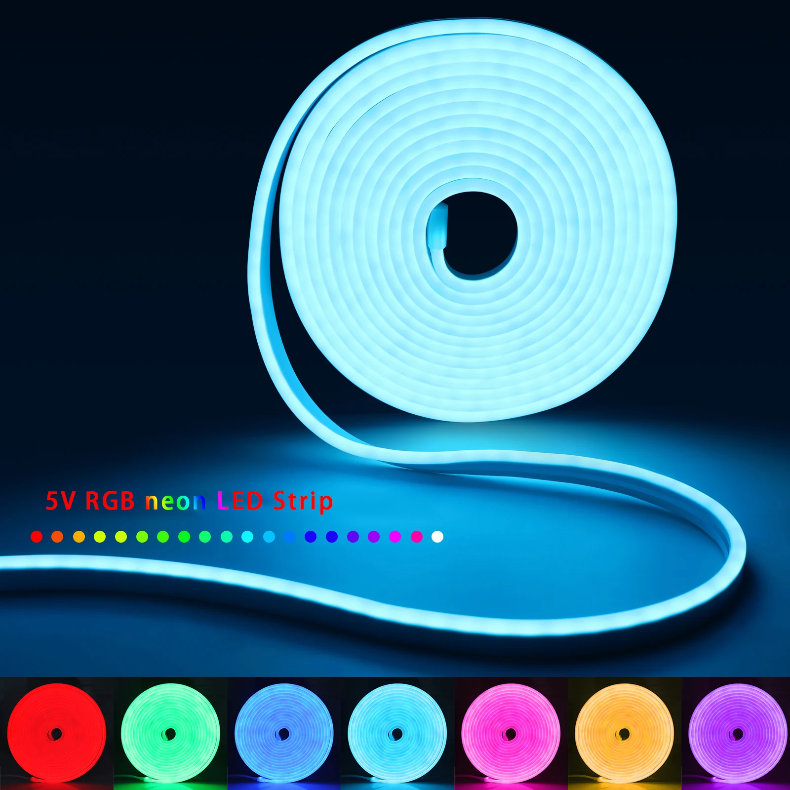 1-5m RGB LED Neon Strip Light  - огляд і ціна Lighting Decor For Home