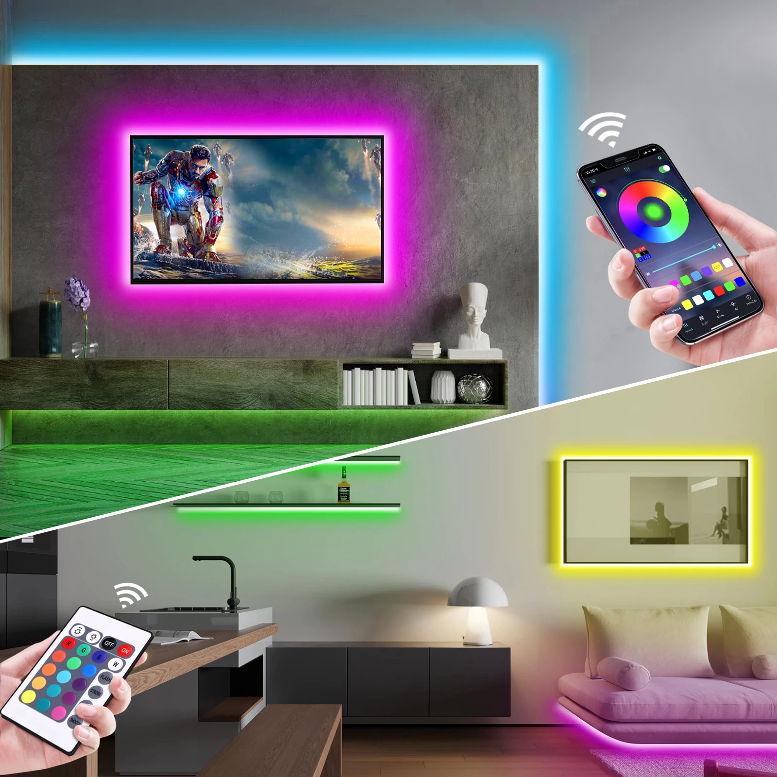 1-5m RGB LED Neon Strip Light  - огляд і ціна Lighting Decor For Home